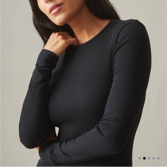 AMERICAN GIANT Long Sleeve Tee in Black Size Small - Picture 8 of 8